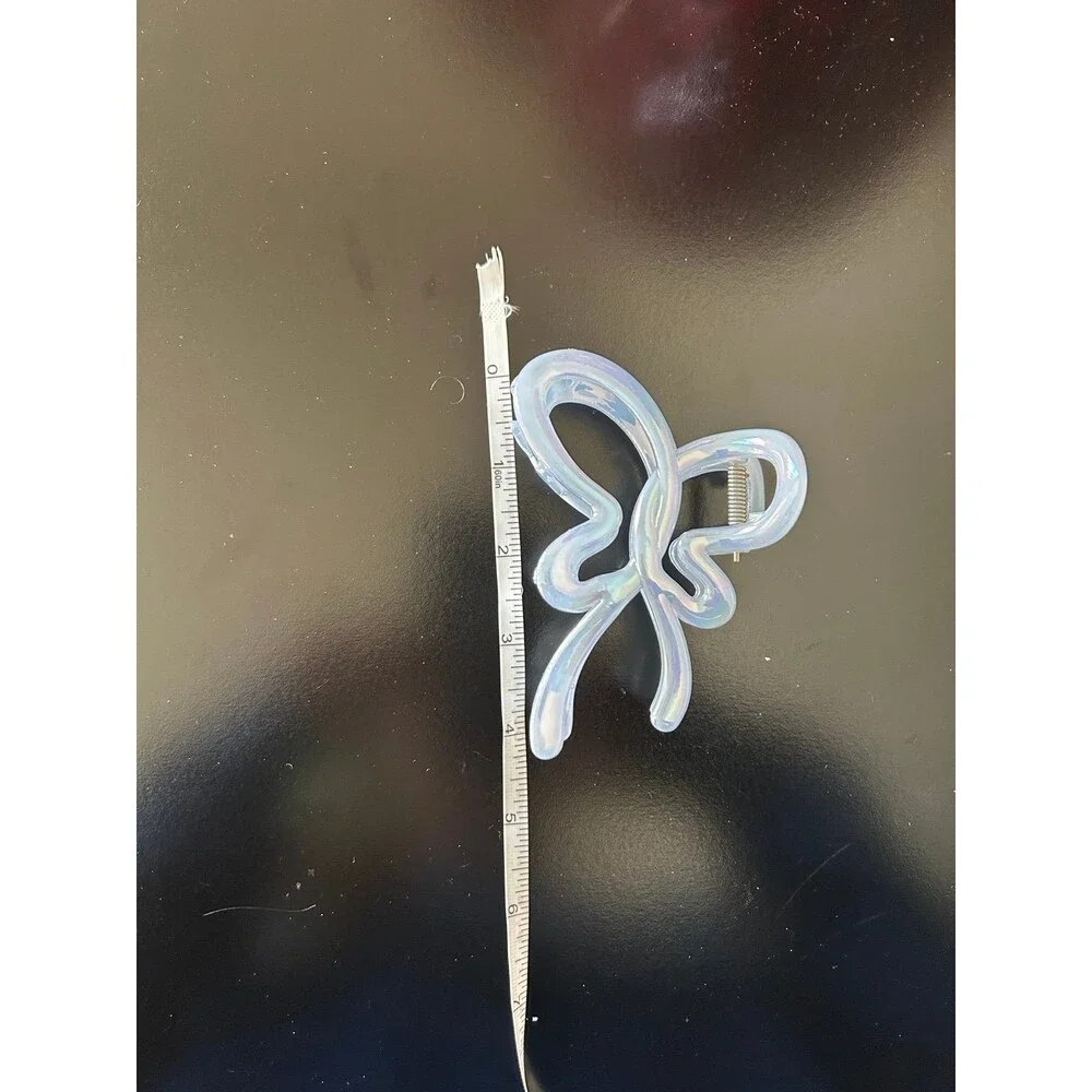 Butterfly Hair Claw Clip - Large Acrylic Blue Hair Clip New